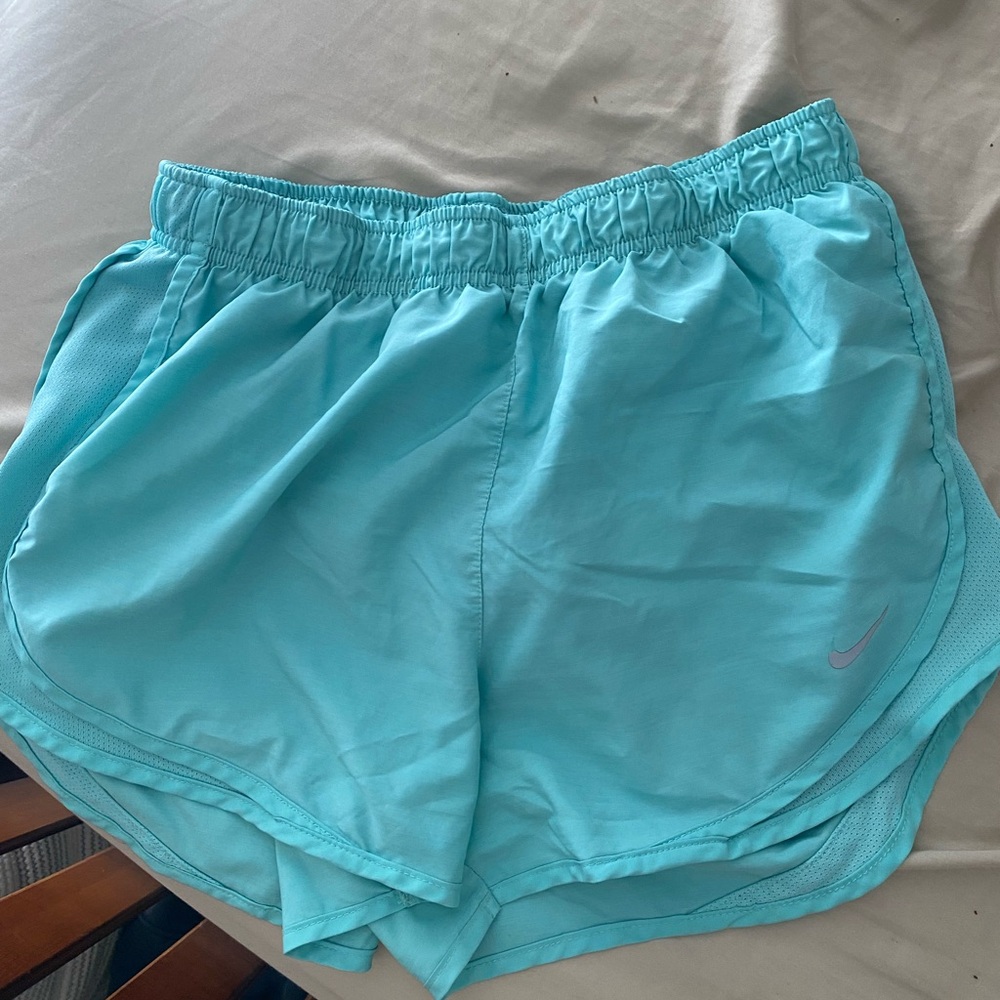 Nike Women's Light Blue Running Shorts